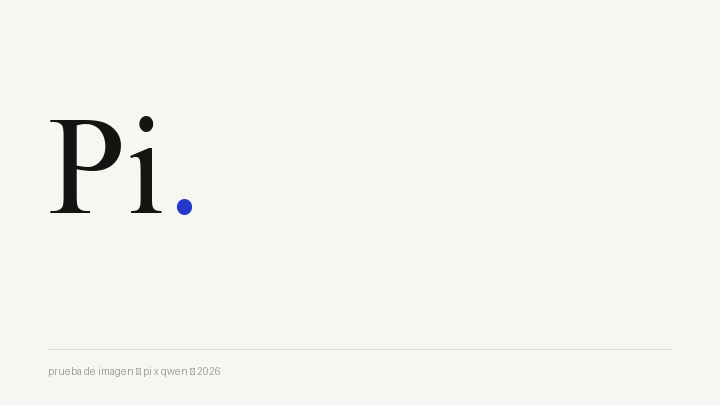 Prueba de imagen: Pi. en serif sobre fondo papel